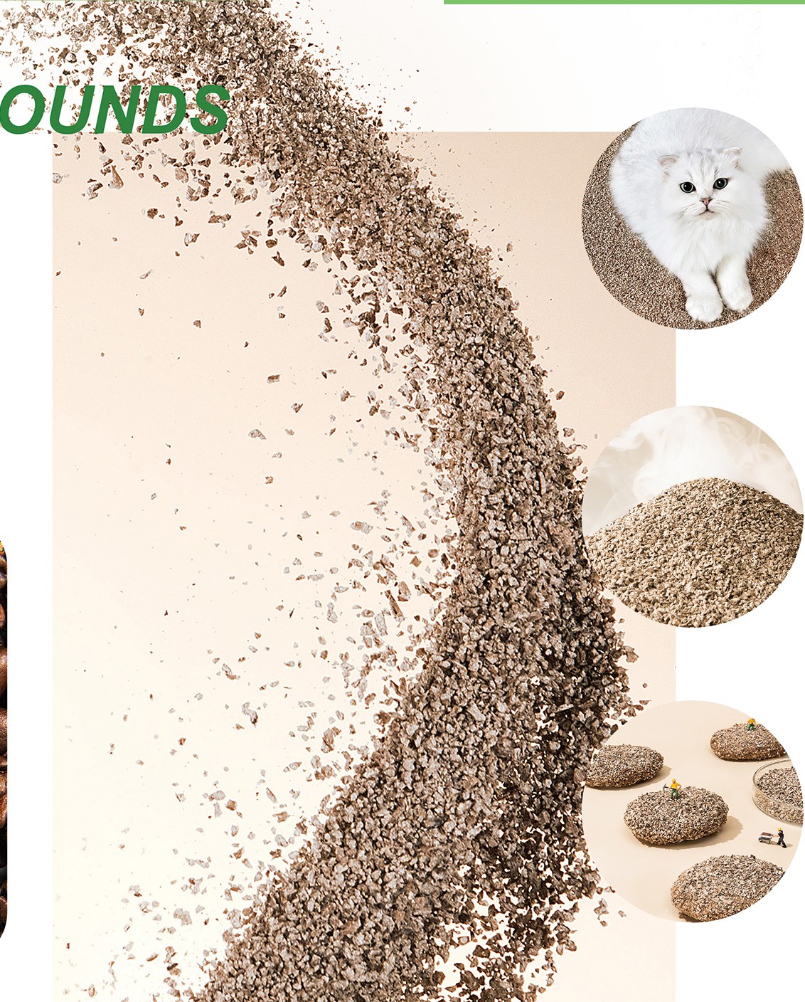 COFFEE GROUNDS CAT LITTER